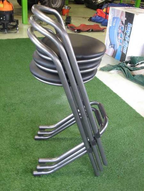 Barkruk - Zwart stapelbaar